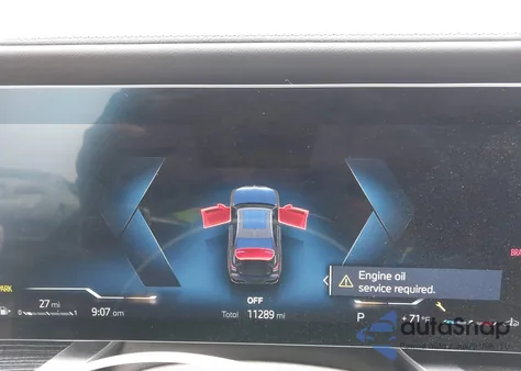 2024 BMW 740 I z USA, uszkodzony, nr VIN WBA23EH08RCS88117